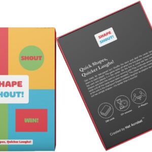 Shape Shout! – A Tricky, Hilarious Card Game for Teens & Adults – Family-Approved Shape & Color Match Fun