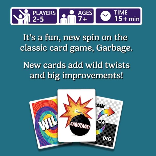 Fast-Paced Card Game for Kids, Adults & Families – Easy to Learn, Fun for Ages 7+