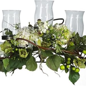 Hydrangea Triple Candleabrum Centerpiece