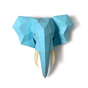 Pre-cut DIY Papercraft Kit Elephant Head Paper Sculpture