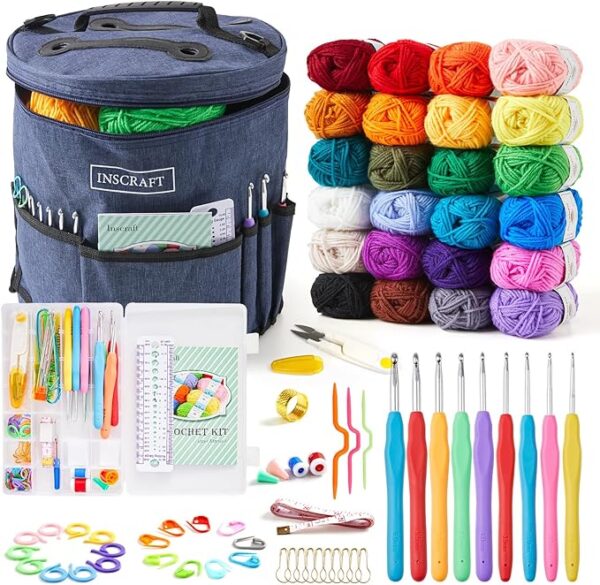 Great Knitting Starter Kit for Colorful Craft for Professionals