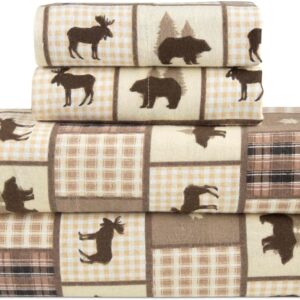 Queen Size Flannel Sheets – High GSM Cotton, Deep Pockets