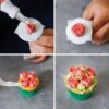 5-Piece Rose Flower Piping Tips Set for Cake & Cupcake Decorating - Image 2