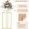 10 pcs Column Vases Gold Centerpieces - Image 5