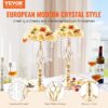 Metal Wedding Centerpiece Gold - Image 5
