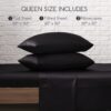 Queen Satin Sheet Set – 4-Piece Silky Bedding with 15" Deep Pockets - Image 4