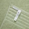 6-Piece Organic Yarn-Dyed Towel Set, Sage Green - Image 4