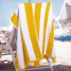 4-Pack Cabana Stripe Beach Towels, 30"x60", Oversized 100% Cotton, Highly Absorbent - Image 5