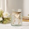 Silk Roses Artificial Flowers in Vase - Image 3