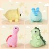 DIY Crochet Animal Kits Kids Knitting Supplies, 4 Pack Dinosaurs - Image 3