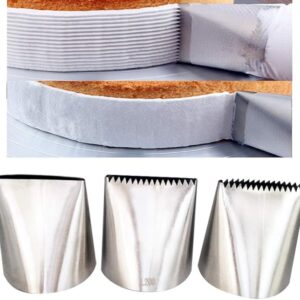 Stainless Steel Piping Tips Set for Cake Decorating & Pastry Tools (C)