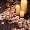 Gold Votive Candle Holders for Table Centerpieces - Image 2