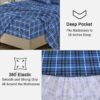 Full Size Flannel Sheets – 100% Cotton, Double Brushed, 16" Deep Pockets - Image 2