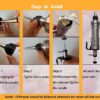 Dessert Decorating Piping Syringe Set with 6 Nozzles for Cake & Cupcake Decorating - Image 3