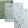 Natural Fiber Leaves and Mulberry Paper Sheets, 8"x8" 50 Sheets for Origami and DIY Crafts (Mixed Green Leaves) - Image 5