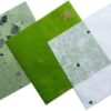 Natural Fiber Leaves and Mulberry Paper Sheets, 8"x8" 50 Sheets for Origami and DIY Crafts (Mixed Green Leaves) - Image 6