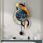 26.4" LED Wall Clock – Voice-Activated, Silent Digital Display for Home & Office