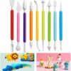 9PCS Clay Sculpting Tools Kit – Double-Ended Carving Set for Polymer & Pottery Clay - Image 5