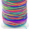 1mm Stretchy Bracelet String, Sturdy Rainbow Elastic Cord for Jewelry Making, Beading, and Crafts - Image 7