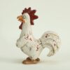Funny White Rooster Statue – 6" Resin Farm Animal Sculpture for Kitchen & Table Décor - Image 3