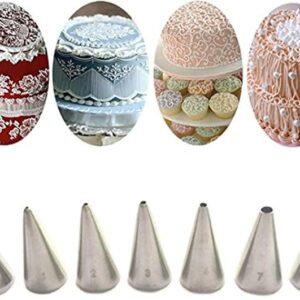 7-Piece Cake Decorating Set for Cupcakes, Cakes & Pastries