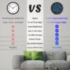 Digital LED Wall Clock – Large Display, Auto Brightness, Silent & Modern - Image 4