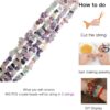 Fluorite Crystal Beads – 400 Pcs Natural Chip Stone Beads (5-8mm) for Jewelry Making & DIY Crafts - Image 6