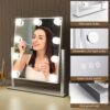 Hollywood Vanity Mirror with Lights – 9 LED Bulbs, Touch Control, 3 Light Colors, 360° Rotation - Image 4