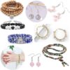 960pcs Natural Stone Beads, 6mm 24 Colors Genuine Gemstones for DIY Bracelet and Jewelry Making - Image 2