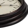12-Inch Retro Wall Clock – Silent, Battery Operated, Bronze - Image 6
