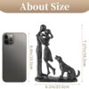 Iron Couple Love Sculpture – Metal Figurine for Girlfriend, Wife, Wedding & Gift Decor - Image 5