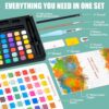 Watercolor Paint Kit with Brushes – Stocking Stuffers & Gifts for Kids, Teens, Travel, Parties & Holidays - Image 5