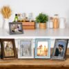 5x7 Rustic Picture Frames Set of 4 – HD Plastic Cover, Mount or Tabletop Display - Image 2