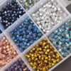 2400pcs 4mm Electroplated Multicolor Bicone Beads – Faceted Crystal Glass for Jewelry Making - Image 7