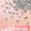 350 Pcs Silver Spacer Beads – Mixed Metal for Jewelry Making - Image 4