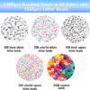 3960 Pcs Pony Beads Kit – 48 Colors Plastic & Letter Beads for Jewelry Making - Image 5