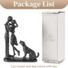 Iron Couple Love Sculpture – Metal Figurine for Girlfriend, Wife, Wedding & Gift Decor - Image 4