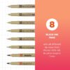 Pigma Micron Fineliner Pens, Archival Black Ink, Assorted Point Sizes, 8-Pack for Writing, Drawing, Journaling - Image 7