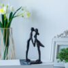 Abstract Metal Couple Figurine - Image 2