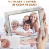 5x7 Rustic Picture Frames Set of 4 – HD Plastic Cover, Mount or Tabletop Display - Image 4