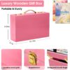 Deluxe Wooden Art Set with Paints, Sketch Pads & Pastels – Pink Art Kit for Kids, Teens & Adults - Image 2