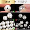 Pearl Beads Bracelet Making Kit – 720PCS Small Pearl & Gold Beads for Jewelry and Friendship Bracelets - Image 5