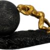 Bronze Sisyphus Sculpture – Heavy Ball Struggler Statue, Modern Resin Office & Living Room Decor - Image 2