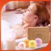 12-Piece Bath Bomb Gift Set – Vanilla, Menthol, Rose, Moisturizing & Relaxing - Image 5