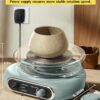Mini Pottery Wheel – 4.7" Electric Turntable with 8 Tools, Adjustable Speed & Direction (Green) - Image 5