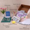 Air Dry Pottery Kit – 4.4 Lbs DIY Craft Set with Tools, Paints, Varnish & Guide for Beginners - Image 2