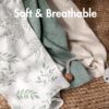 3-Pack Muslin Swaddle Blankets – Soft, Breathable, 38"x40", Bright Colors - Image 4