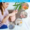 Crochet Hook Set, 51-Piece Kit with Ergonomic Handles and Case for Beginners - Image 3