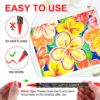 48-Color Dual Tip Acrylic Paint Markers with Bag – Brush & Fine Point for DIY Crafts, Wood, Canvas, Glass & More - Image 5