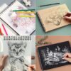 41-Piece Sketching Pencil Set – Graphite, Charcoal, Watercolor Pencils & Accessories with Sketchbook - Image 3